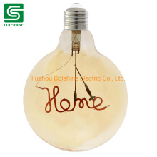 Vintage Light Bulb E27 Globe LED Filament Bulb Edison Light